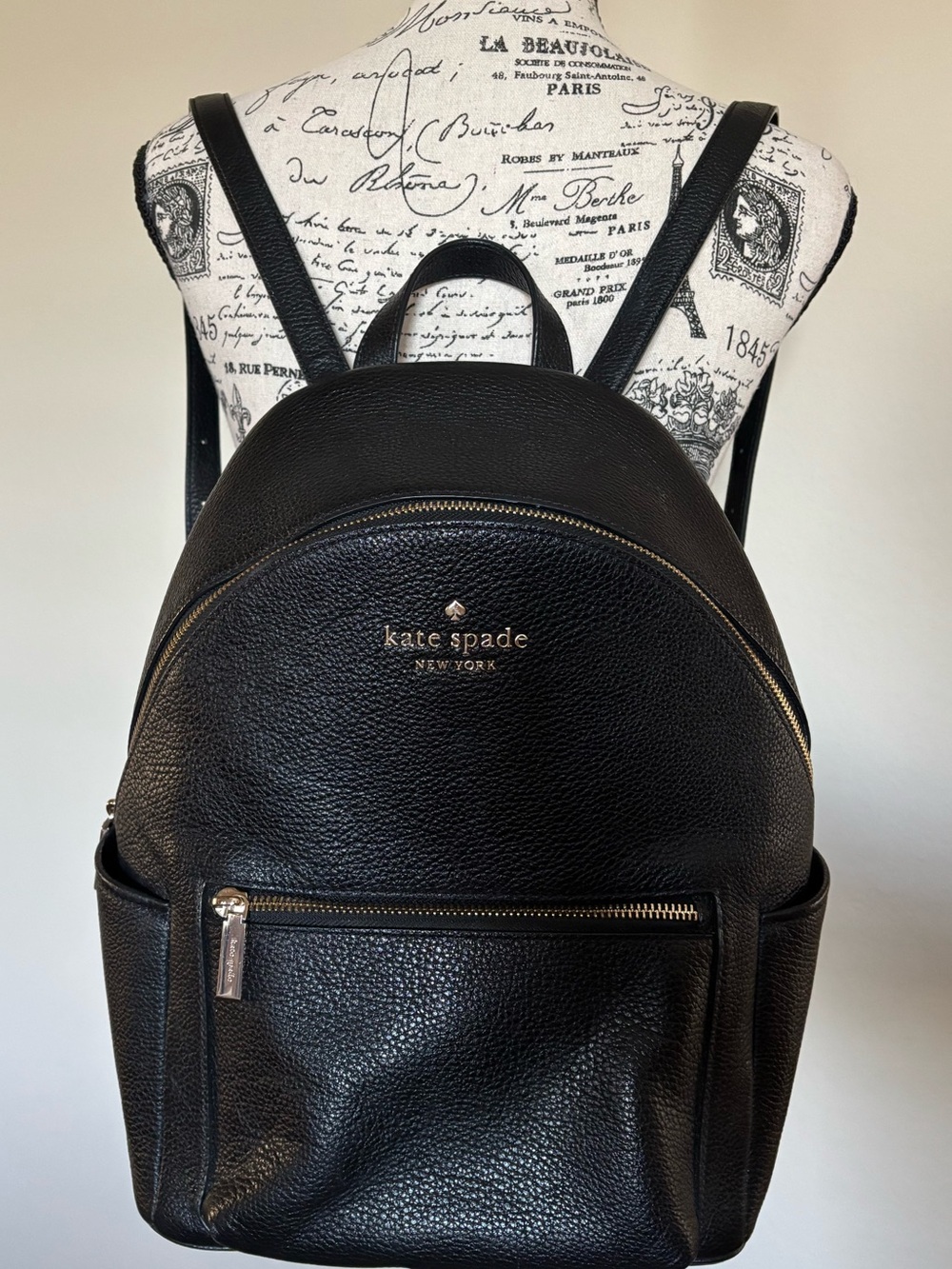 kate spade Leila Pebbled Leather Large Dome Backpack